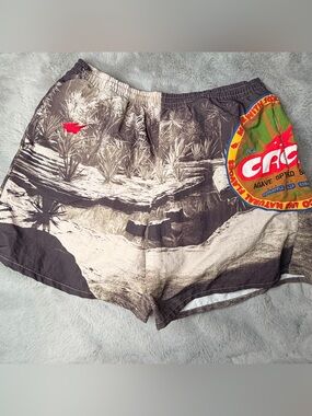 Travis Scott Cactus Jack Cacti Oasis Outdoor Shorts Trendy Vibes Graphic Swim L